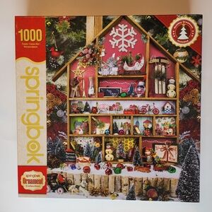 Springbok Christmas Country Home 1000 Piece Holiday Puzzle